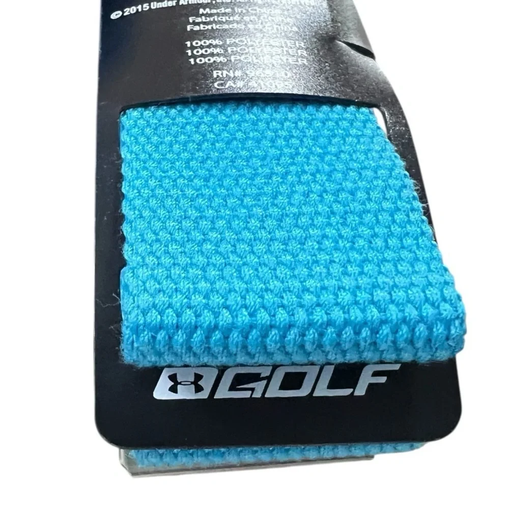 Under Armour Teal With Silver Toned Hardware Belt Adjustable Sizing Up To 34